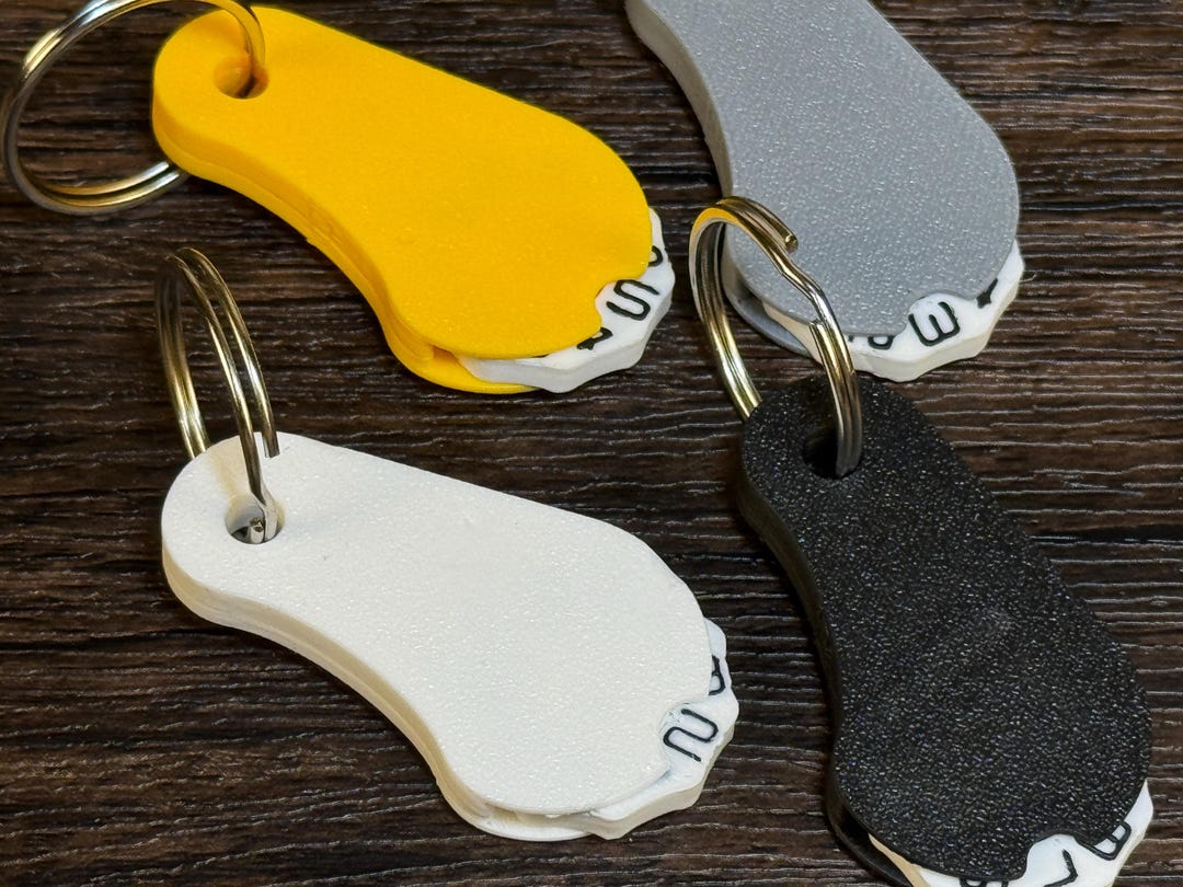 Counter Key Chain Life Counter Custom Tracker | Deluxe Upgrade | 0-10 | Standard Spring ...