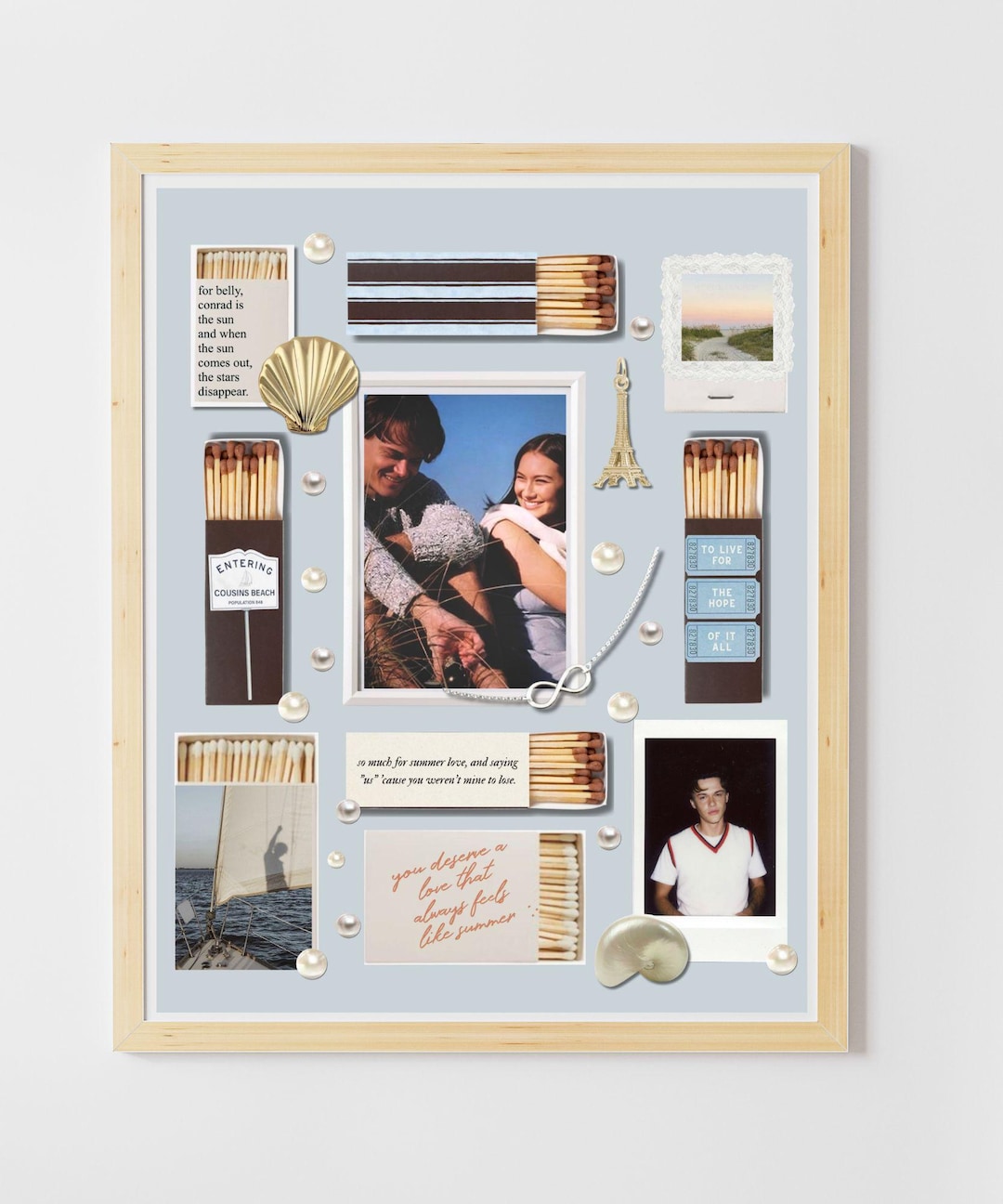 The Summer I Turned Pretty Inspired Matchbox Print - Etsy