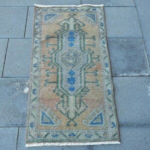 2x4 Small Rugs, Turkish Rug, Vintage Rug, Anatolian Rug, Rugs For Entry, 1.5x3.2 ft Brown Rug, Decorative Turkish Rug, Antique Wool Rug