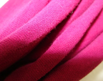 Hot Pink/Fuschia Infinity T Shirt Scarf, Circle Scarf, Loop Scarf, Jersey Scarf