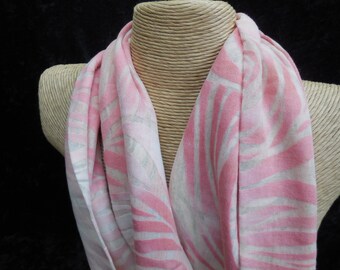 Roses Infinity Scarf - Circle Scarf - Handmade Sewn Scarf