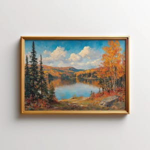 Lake Superior Print: Superior National Forest Wall Art, Minnesota Landscape Painting, Eagle Mountain Decor