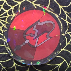 Clan Malkavian Stained Glass Pin