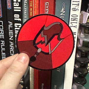 3 inch Malkavian Stained Glass Sticker