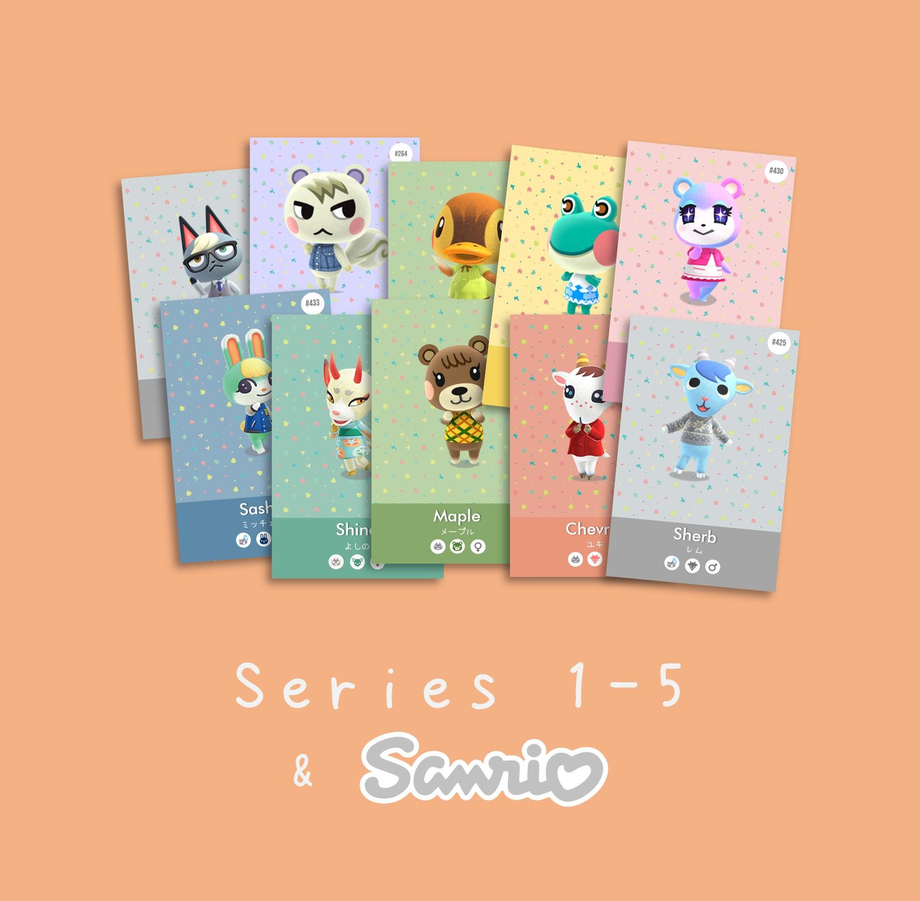 Crossing New Horizons Animal Crossing Sanrio Amiibo Nfc