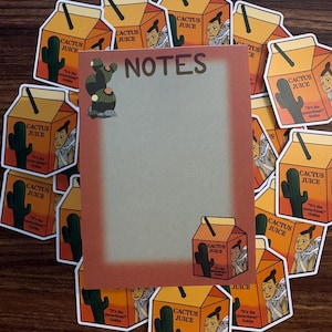 Cactus Juice Notepad 5”x3”