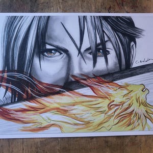 Final Fantasy VIII Squall A4/A5 Kunstdruck