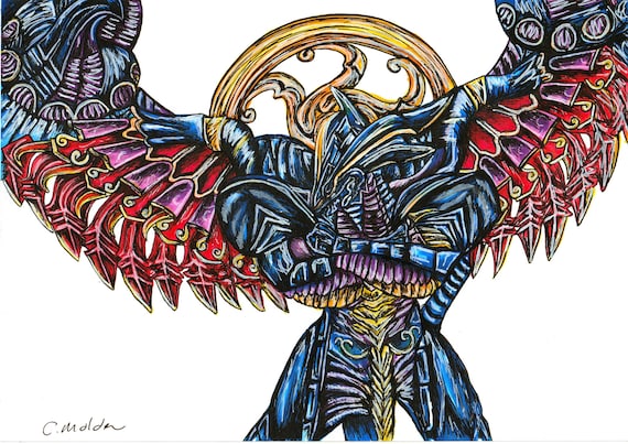 ファイナルファンタジーX バハムート A5/A4 アートプリント - Etsy 日本