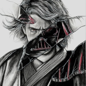 Star Wars Anakin/Vader A4 print