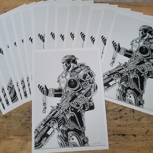 Zahnräder von War Monitoric Fenix A5/A4 Kunstdruck