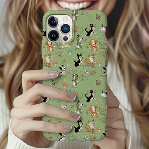 Botanical Dog iPhone Case: Funny Floral Cottagecore Gift