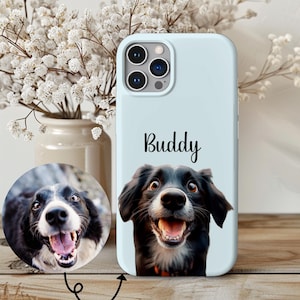 Custom Pixar style pet portrait Custom pet portrait phone case iPhone 16 15 14 13 11 Custom pet portrait from photo case Custom magsafe case