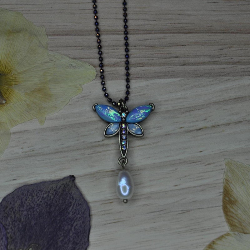 Dragonfly Bone Necklace