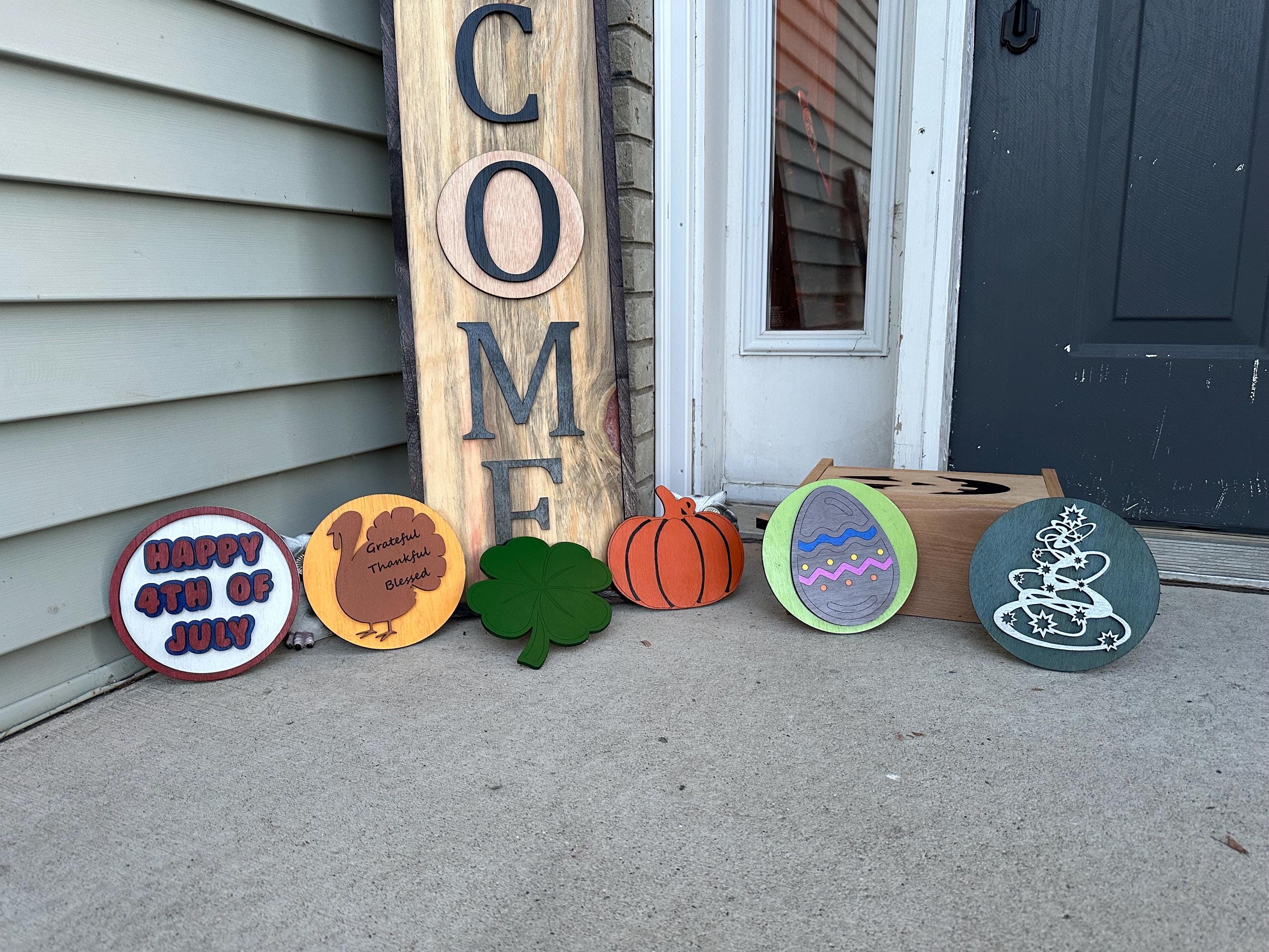 Interchangeable Welcome Sign - Etsy