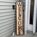 Interchangeable Welcome Sign - Etsy