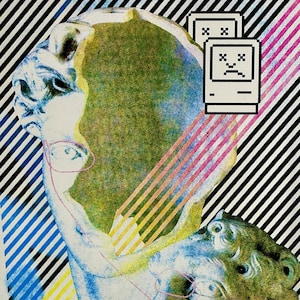 CMYK 4-color Screenprint, edition of 4, Michelangelo&#39;s David