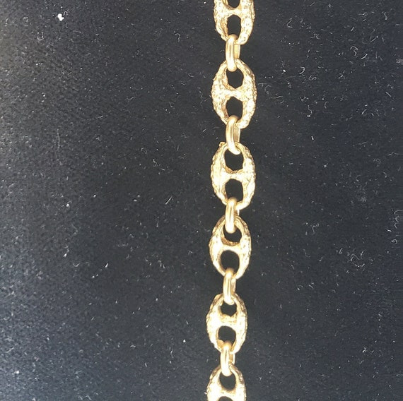 Amazing Textured Puffed Mainer (Gucci) Chain - image 3
