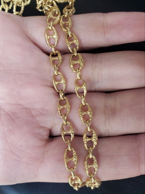 Amazing Textured Puffed Mainer (Gucci) Chain