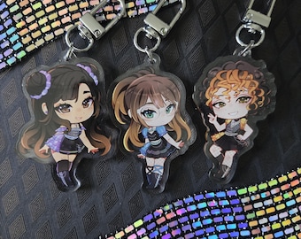 Charm:Affect Link Member Keychains
