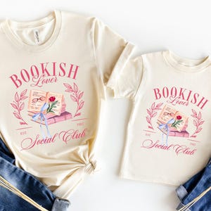 Bookish Lover Social Club Shirt, Bookish Gift For Her, Book Club Shirt, Bookish Shirt, Book Lover, Book Shirt, Book Club Gift, Gift for Her