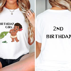 Disney Moana Birthday Family Matching Shirt, Moana 2 Birthday Girl Tee, Mom Dad Moana Shirt, Sister of Moana Girl, Brother of Moana Shirt
