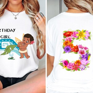 Disney Moana Birthday Family Matching Shirt, Moana 2 Birthday Girl Tee, Mom Dad Moana Shirt, Sister of Moana Girl, Brother of Moana Shirt