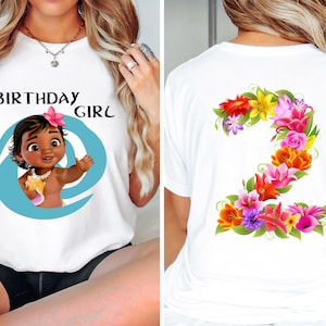 Disney Moana Birthday Family Matching Shirt, Moana 2 Birthday Girl Tee, Mom Dad Moana Shirt, Sister of Moana Girl, Brother of Moana Shirt