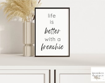French Bulldog Wall Art | Home Decor Sign