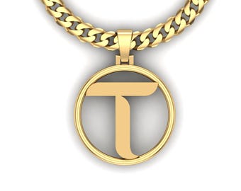 Bittensor TAO Pendant *10k/14k/18k Branco, Amarelo, Rosa, Ouro Verde, Banhado a Ouro e Prata* Criptomoeda Crypto DeFi Web3 Charm Necklace
