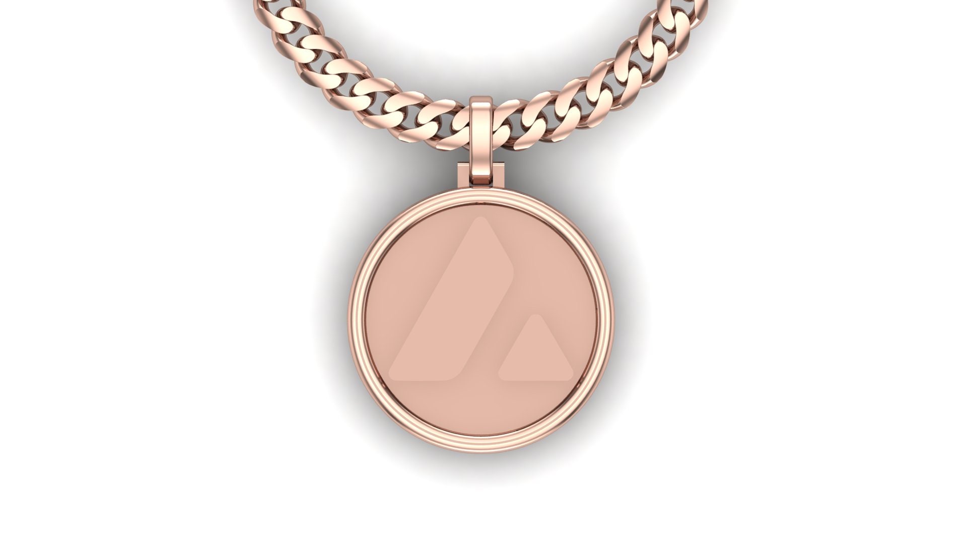 高感度ショップで2023年売れたブランド Avalanche Rose Yellow, White, *10k/14k/18k Pendant AVAX アクセサリー