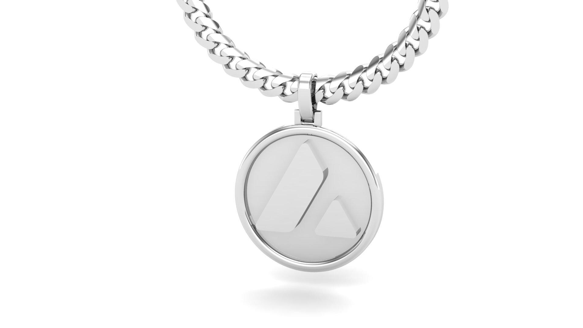 Avalanche AVAX Pendant *10k/14k/18k White, Yellow, Rose Avalanche AVAX Pendant *10k/14k/18k White, Yellow, Rose