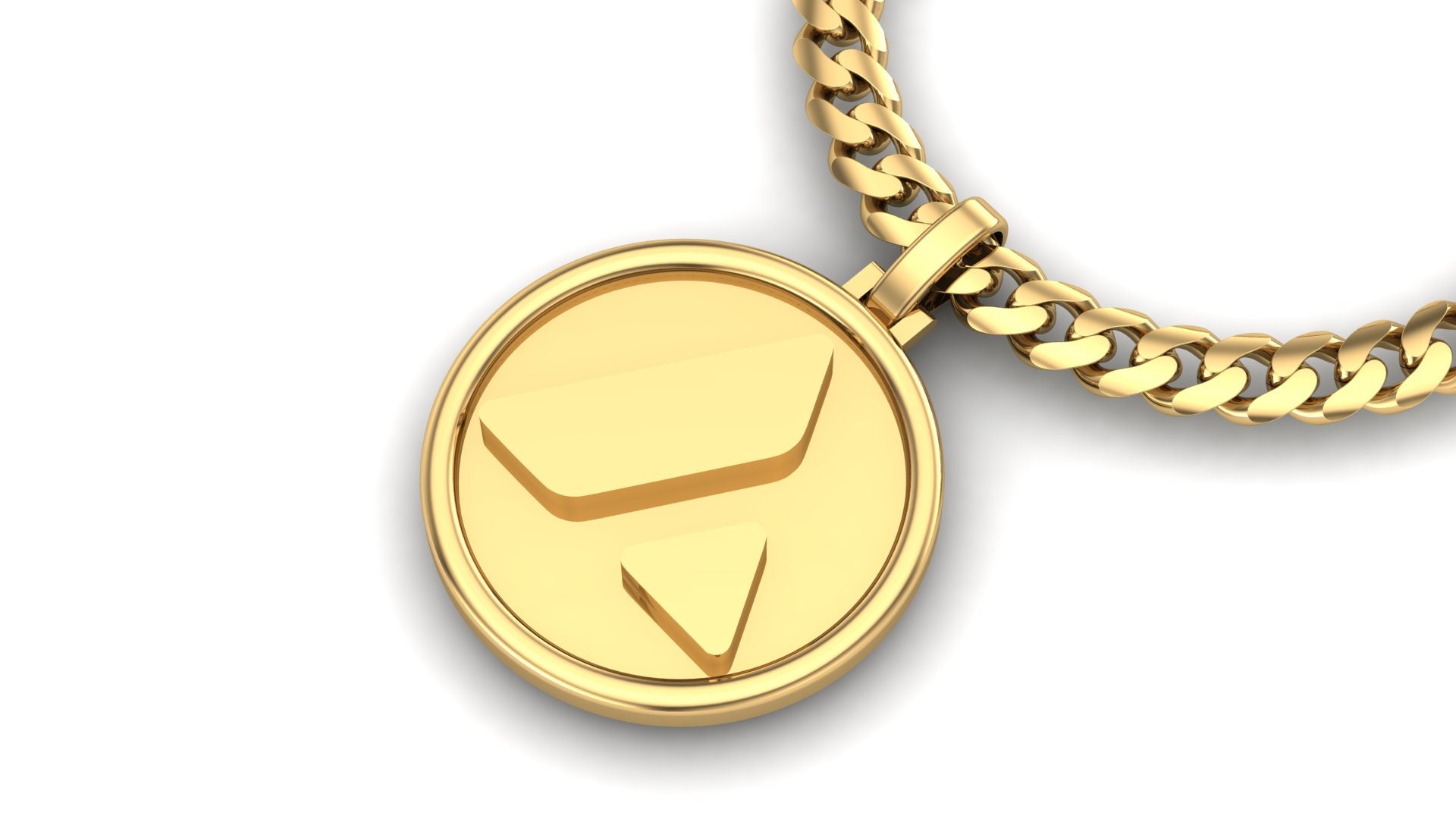 Avalanche AVAX Pendant *10k/14k/18k White, Yellow, Rose
