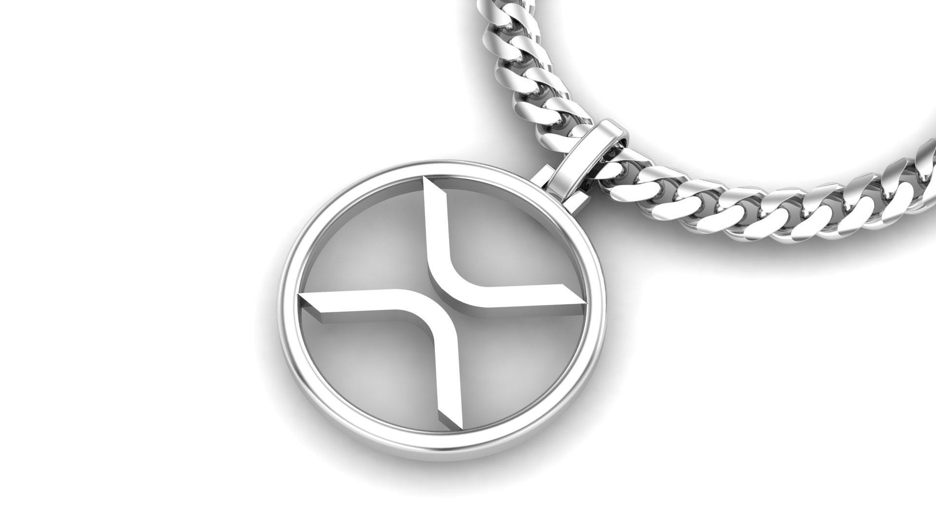 Ripple XRP Pendant *10k/14k/18k White, Yellow, Rose, Green Gold, Gold  Plated & Silver* Cryptocurrency Crypto Defi Web3 Charm Necklace - Etsy