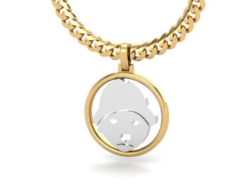 【限定品】 Multicolor Dogwifhat WIF Pendant *10k/14k/18k White, Yellow 犬服・アクセサリー