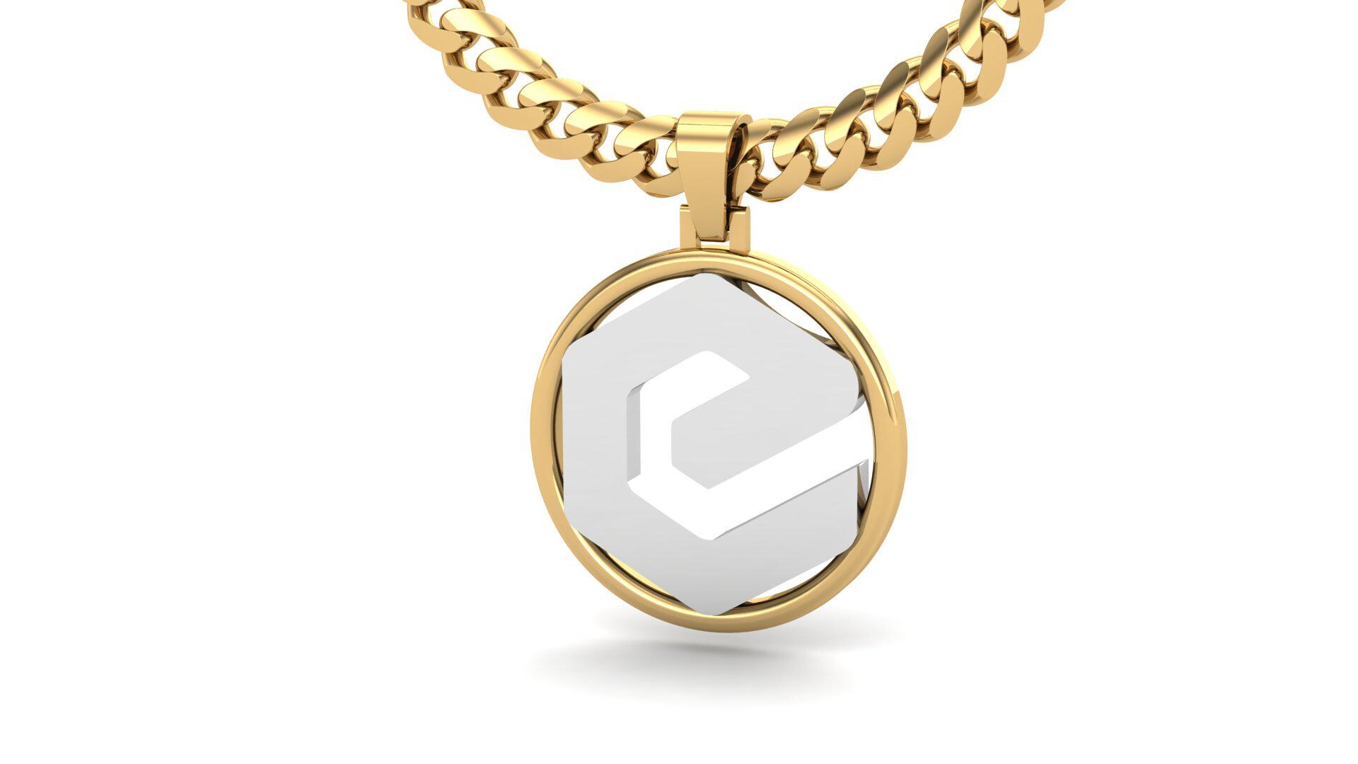 Multicolor Ecash XEC Pendant *10k/14k/18k White, Yellow, Rose, Green Gold &  Gold Plated* Cryptocurrency Defi Web3 Charm Necklace - Etsy