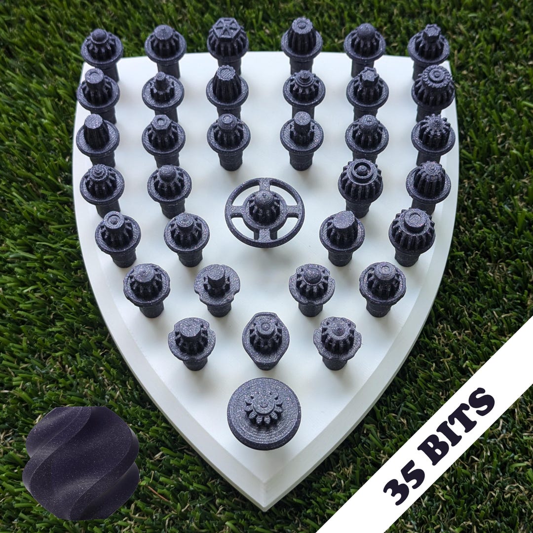 Purple Glitter Bits Compatible With Beyblade X: 35 Bit Upgrade Set - Etsy