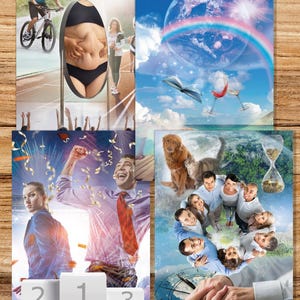 Cartas asociativas metafóricas, don de la psicología, cartas metafóricas, coaching, cartas metafóricas financieras, cartas financieras