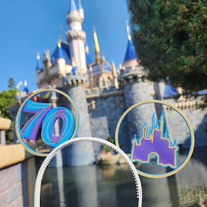3D Printed 70th Anniversary Mickey Ears – Custom Disney-Inspired Headband