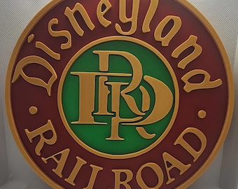 Disneyland Railroad Inspired Sign - Etsy