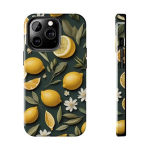 Gepresste Zitrone Blume Handyhülle, Trockenfrüchte iPhone 16 15 14 13 Pro Max Hülle, Samsung S22 S23 S24 Hülle