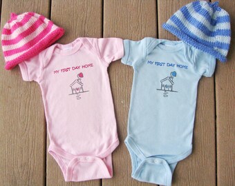 twin going home outfits