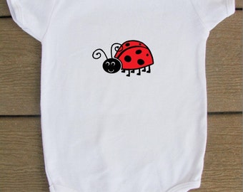 Ladybug Love Bug Summer Onesie Bodysuit