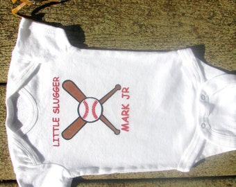 Custom Little Slugger Baseball Bodysuit