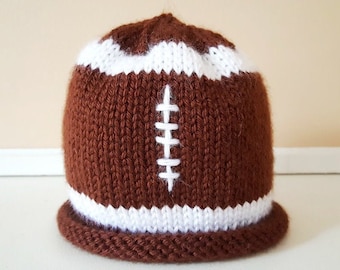 Baby Knitted Football Hat