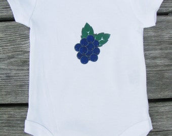 Maine Blueberry Bodysuit Long Sleeve and Short Sleeve