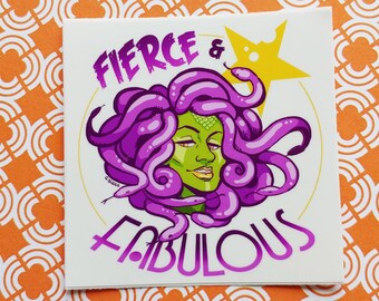 Vinyl Sticker - Medusa - Fierce and Fabulous