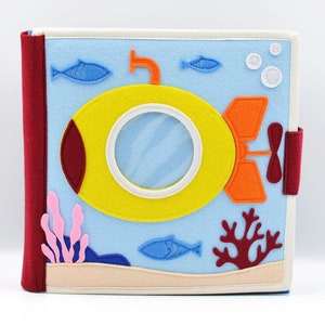 Sea World Quiet Book: Handmade Felt Activity Book for Toddlers