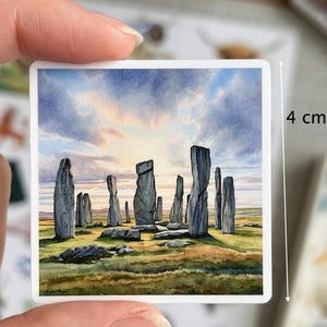 Sheets of Ireland & Scotland self-adhesive stickers: perfect for a photo album, travel journal... image 7