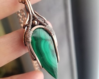 Malachite Cabochon Smooth Quality Stone Wire Wrapping Pendant Making Jewelry Stone 31X21X05 MM Natural Malachite Gemstone AK-1140