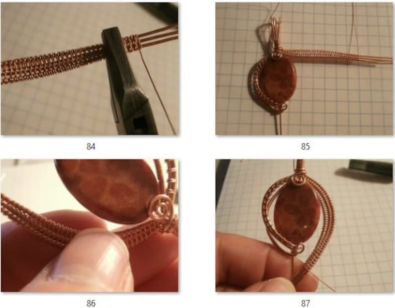 Entwined Patterns Using Wire Wire Weave Pendant Tutorial: DIY Wire Wrapped Jewelry Pattern (PDF ...